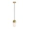 Afx Irvine 5'' LED Pendant, Light Antique Brass IRVP05LAJUDLB - alternate 1